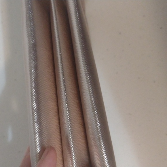 Kate Spade metallic light pink Continental three pocket wallet wristlet clutch - Picture 4 of 16